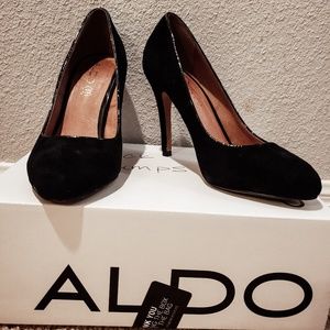 Black Aldo Heels